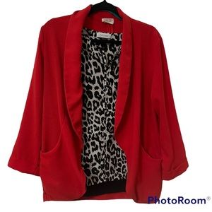 Leopard print blouse